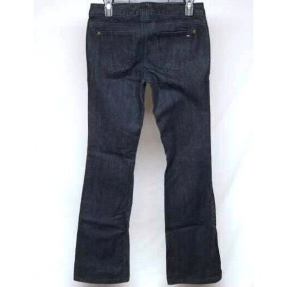 Tommy Hilfiger Dark Denim Trouser Jeans Size 2 Regular Boot Cut - Picture 2 of 3